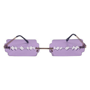 6171 | Purple Razor Novelty Sunglasses